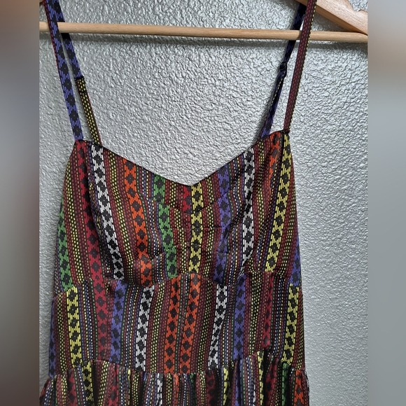 Jack Striped Dress With A Sweetheart Neckline  Size M - Picture 8 of 13